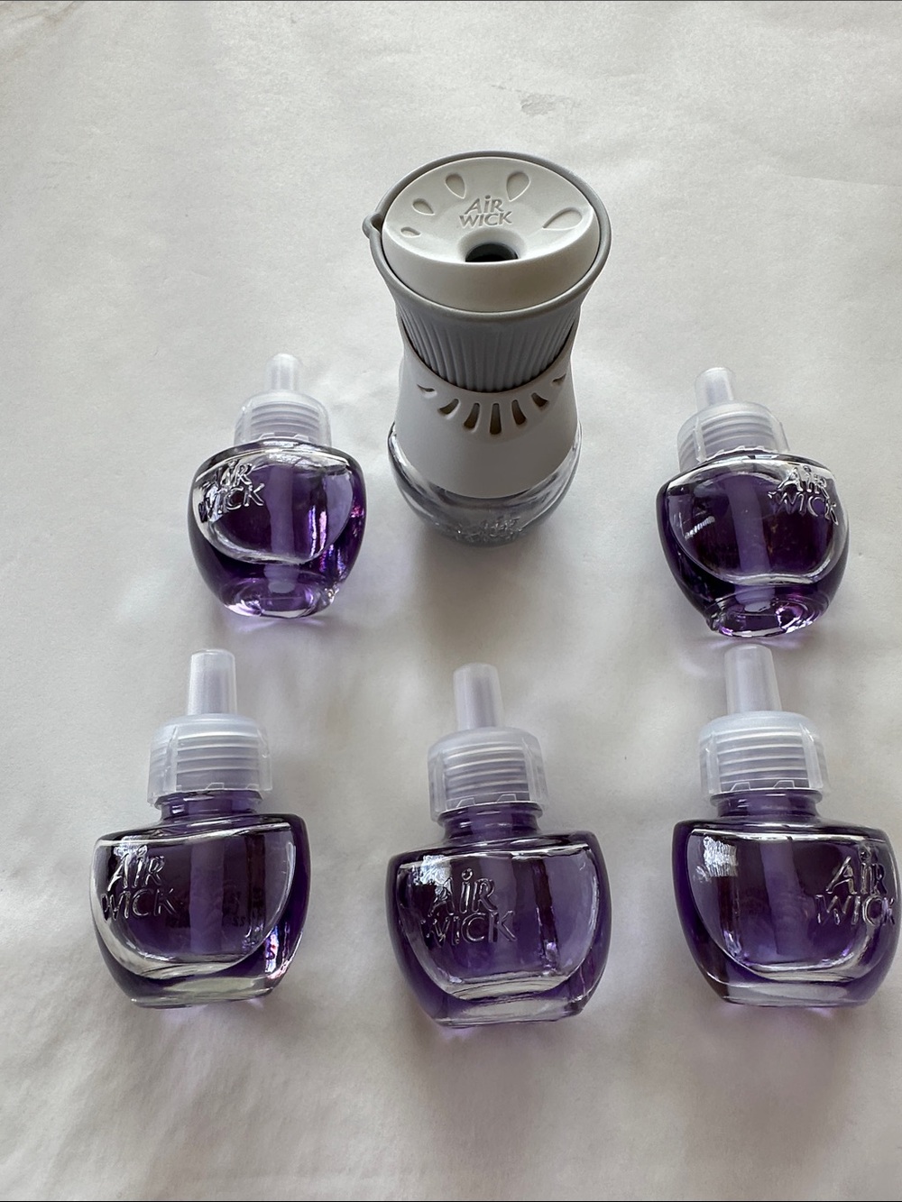 Air Wick Electric Plug-In Air Freshener Starter Kit with Lavender Refill 5-Pack